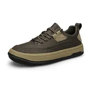 VERSATILE SOFT LEATHER  THICK-SOLED  CASUAL SHOES GB-2203